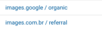 Google Analytics Opção de Referência