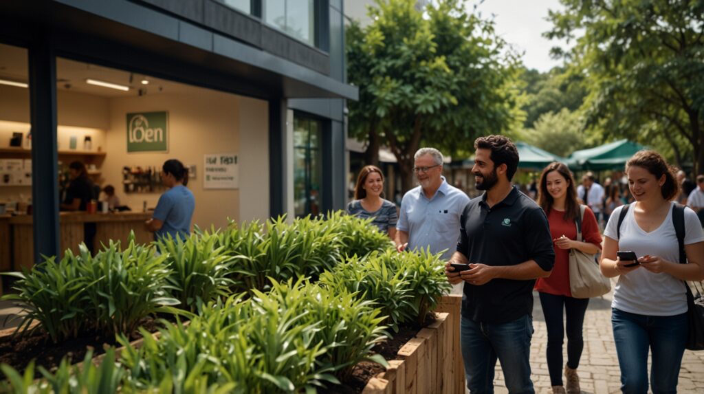 Comunicação de práticas ecológicas a clientes locais - ComunicaC3A7C3A3o de prC3A1ticas ecolC3B3gicas a clientes locais